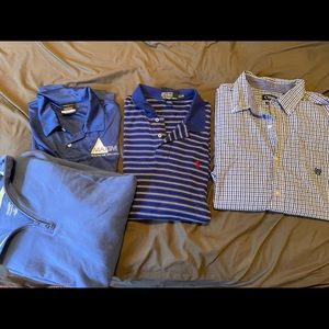 Men’s golf and dress shirts extra-large Nike, Chaps, Ralph Lauren